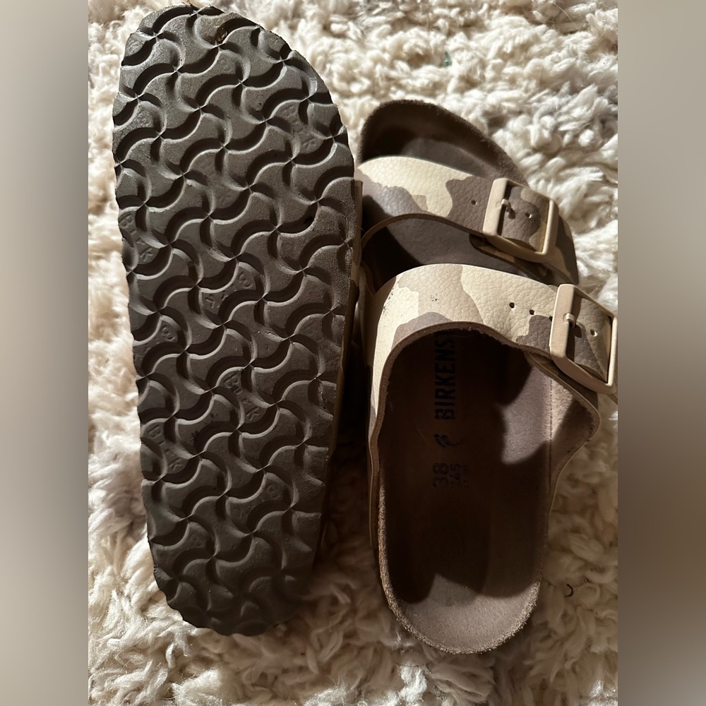 Birkenstock Size 38 Camouflage Slides - image 4